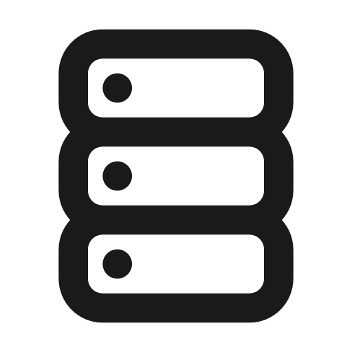 Server alt icon, solid style, from Unicons
