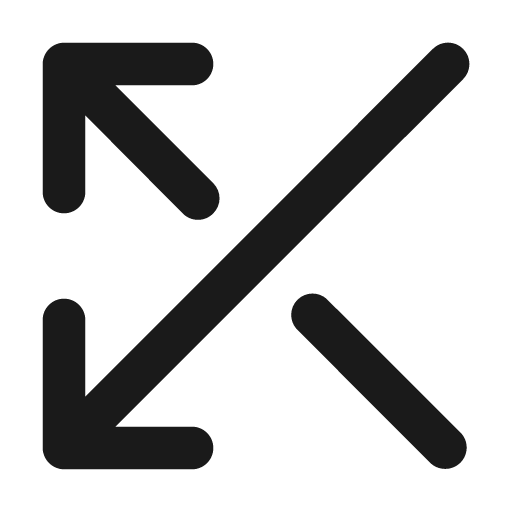 Shuffle icon, solid style, from Unicons