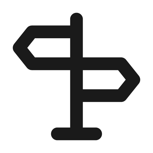 Sign alt icon, solid style, from Unicons