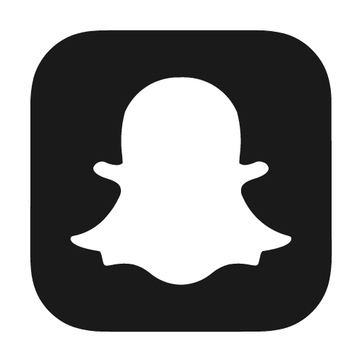 Snapchat square icon, solid style, from Unicons