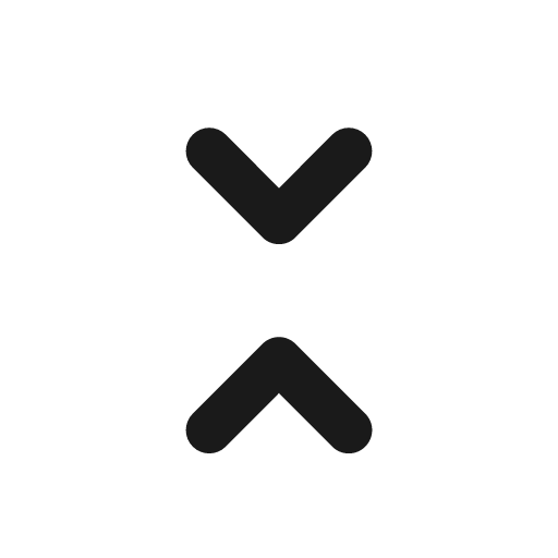 Sorting icon, solid style, from Unicons