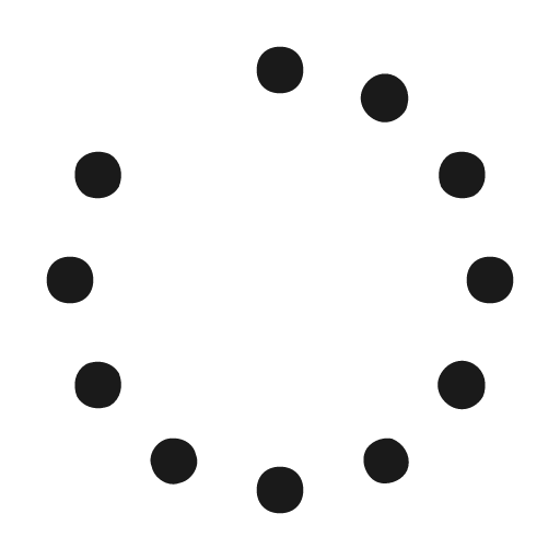 Spinner icon, solid style, from Unicons
