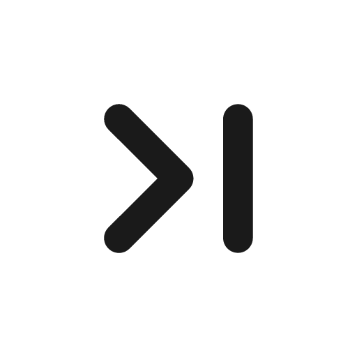 Step forward icon, solid style, from Unicons