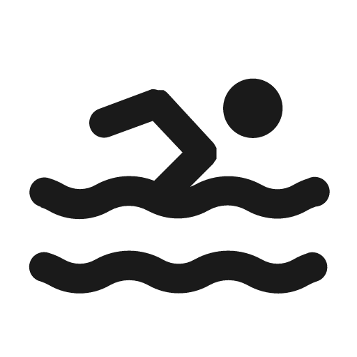 Swimmer icon, solid style, from Unicons