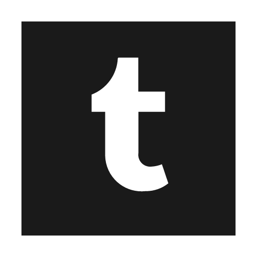 Tumblr square icon, solid style, from Unicons