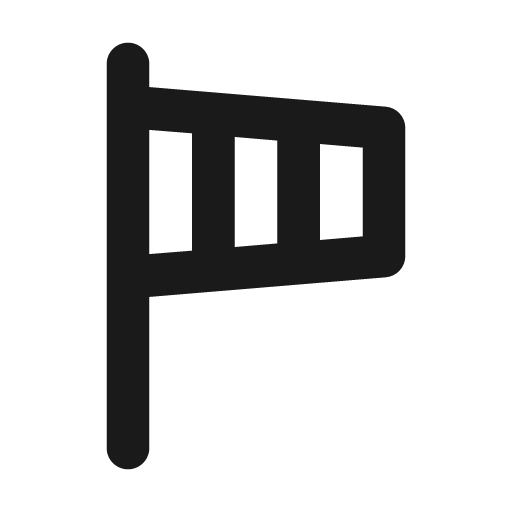 Windsock icon, solid style, from Unicons