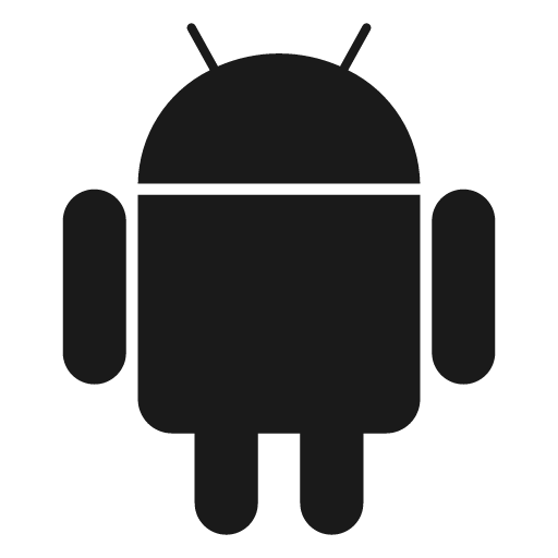 Android icon, solid style, from Unicons Monochrome