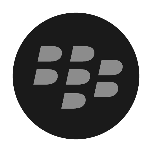 Blackberry icon, solid style, from Unicons Monochrome
