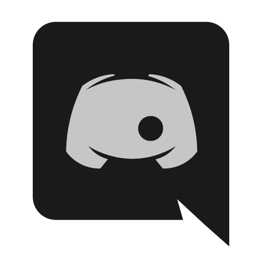 Discord icon, solid style, from Unicons Monochrome