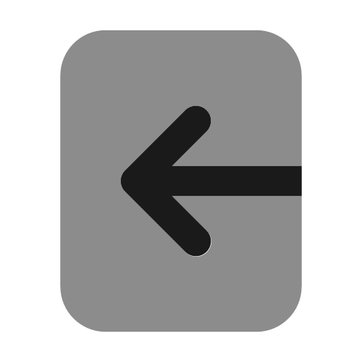 Entry icon, solid style, from Unicons Monochrome