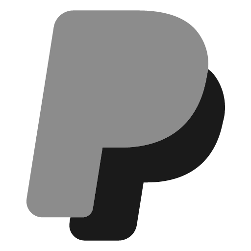 Paypal icon, solid style, from Unicons Monochrome