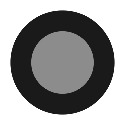 Record audio icon, solid style, from Unicons Monochrome