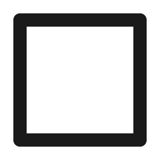 Square full icon, solid style, from Unicons Monochrome