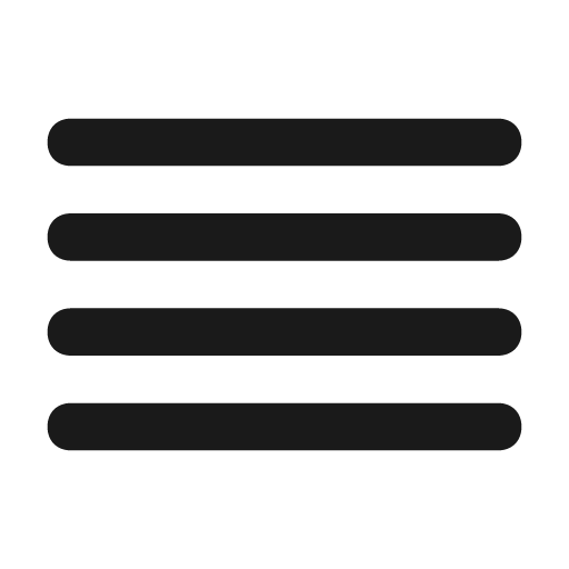 Align justify icon, solid style, from Unicons Solid