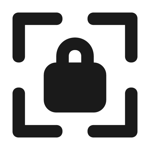 Lock access icon, solid style, from Unicons Solid
