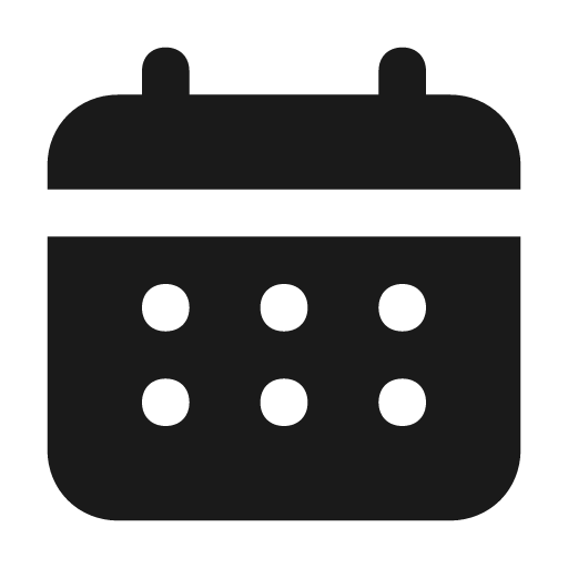 Schedule icon, solid style, from Unicons Solid