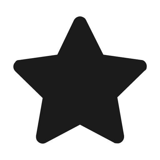 Star icon, solid style, from Unicons Solid