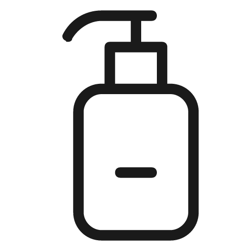 Sanitizer alt icon, solid style, from Unicons Thin Line