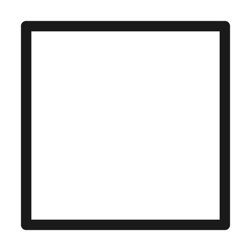 Square full icon, solid style, from Unicons Thin Line
