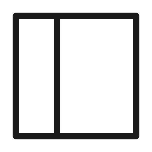 Web section alt icon, solid style, from Unicons Thin Line