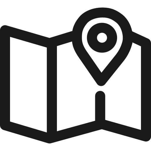 Map icon, solid style, from uiw icons