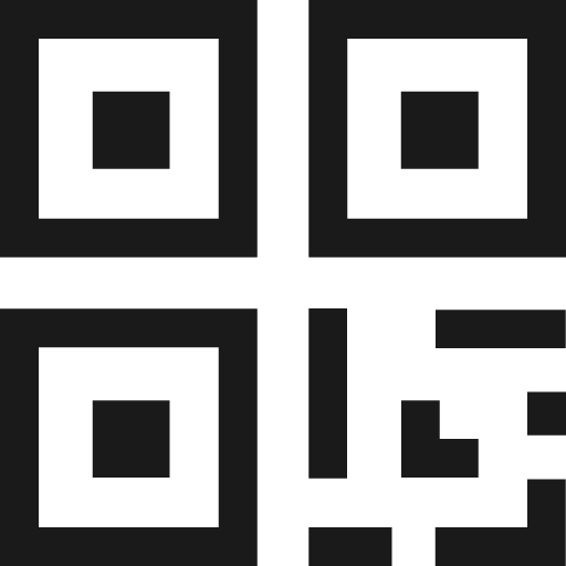 Qrcode icon, solid style, from uiw icons