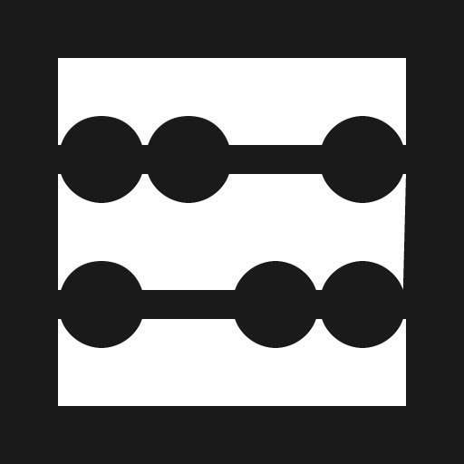 Abacus icon, solid style, from Vaadin Icons