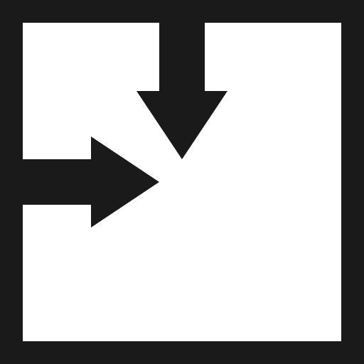 Absolute position icon, solid style, from Vaadin Icons