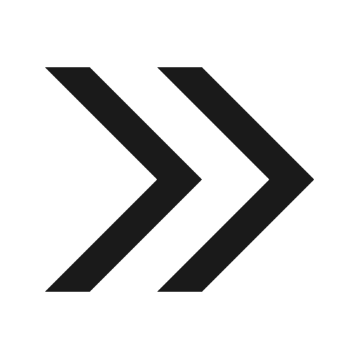 Angle double right icon, solid style, from Vaadin Icons