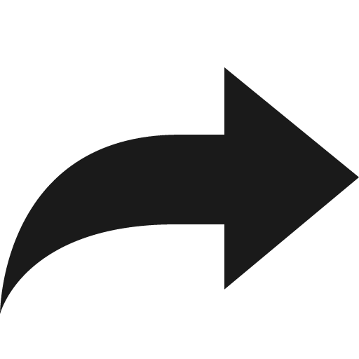Arrow forward icon, solid style, from Vaadin Icons