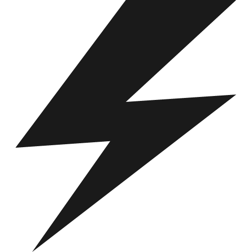 Bolt icon, solid style, from Vaadin Icons