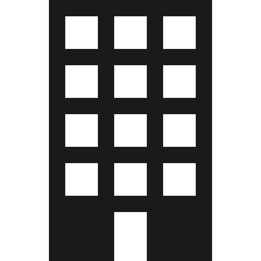 Building icon, solid style, from Vaadin Icons