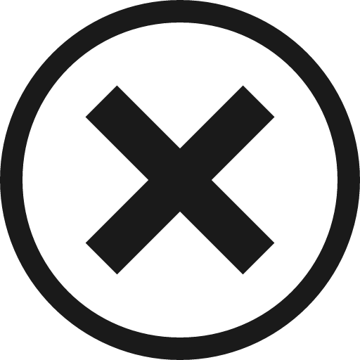 Close circle o icon, solid style, from Vaadin Icons