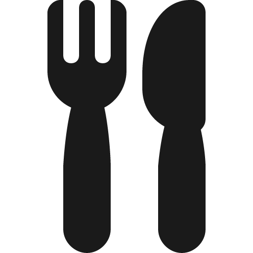 Cutlery icon, solid style, from Vaadin Icons