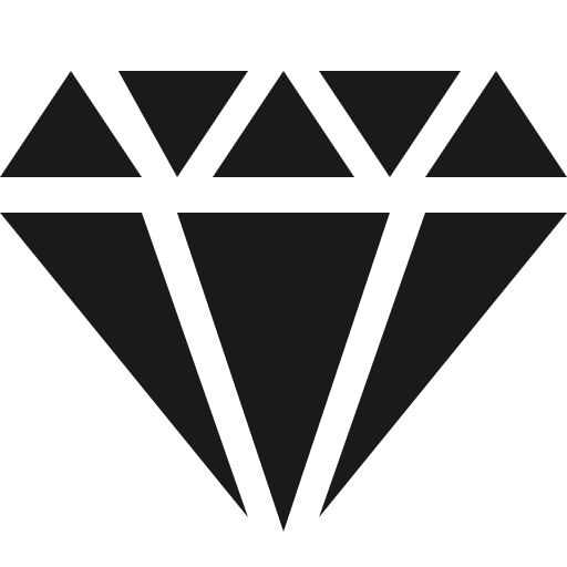 Diamond icon, solid style, from Vaadin Icons