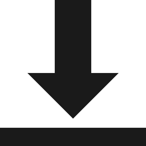 Download alt icon, solid style, from Vaadin Icons