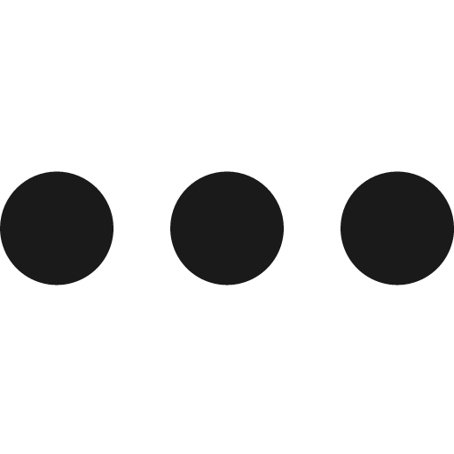 Ellipsis dots h icon, solid style, from Vaadin Icons