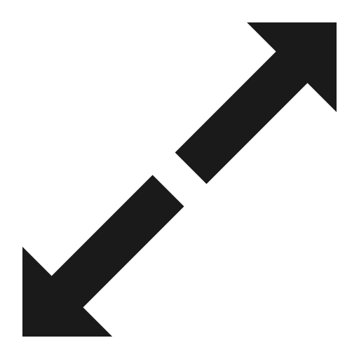 Expand icon, solid style, from Vaadin Icons