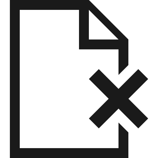 File remove icon, solid style, from Vaadin Icons