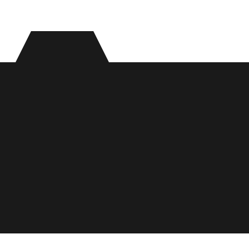 Folder icon, solid style, from Vaadin Icons