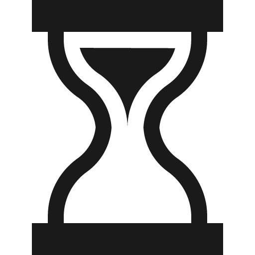 Hourglass start icon, solid style, from Vaadin Icons