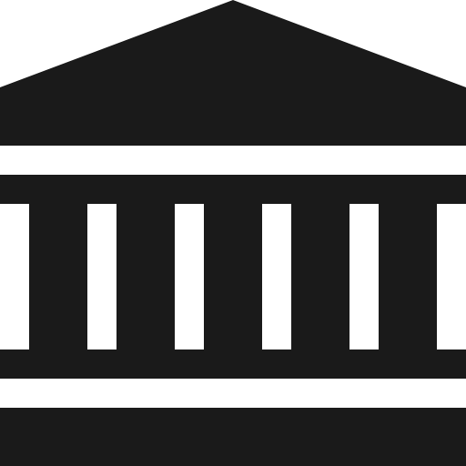 Institution icon, solid style, from Vaadin Icons