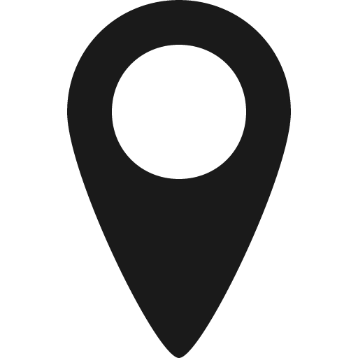 Map marker icon, solid style, from Vaadin Icons