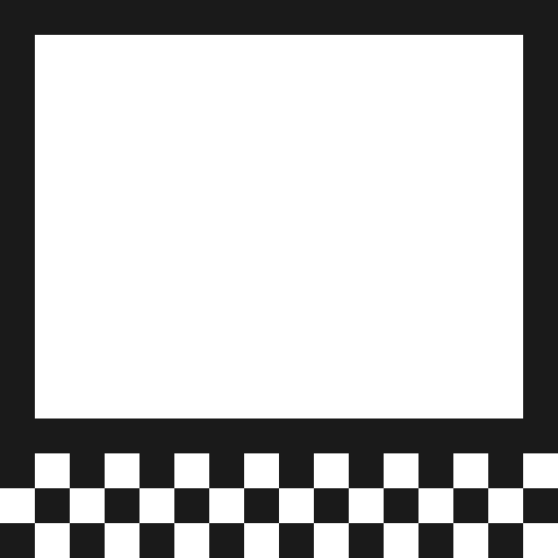 Margin bottom icon, solid style, from Vaadin Icons
