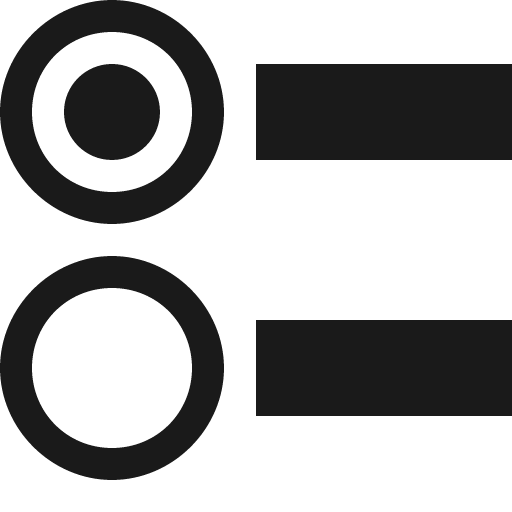 Options icon, solid style, from Vaadin Icons