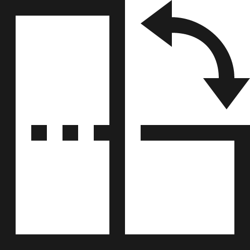 Orientation icon, solid style, from Vaadin Icons