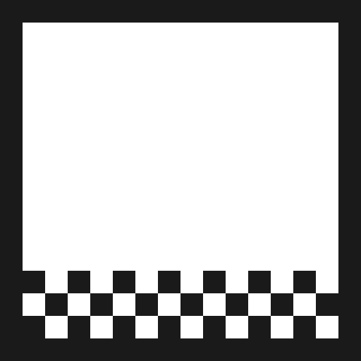 Padding bottom icon, solid style, from Vaadin Icons