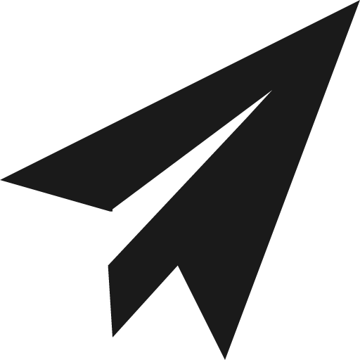 Paperplane icon, solid style, from Vaadin Icons