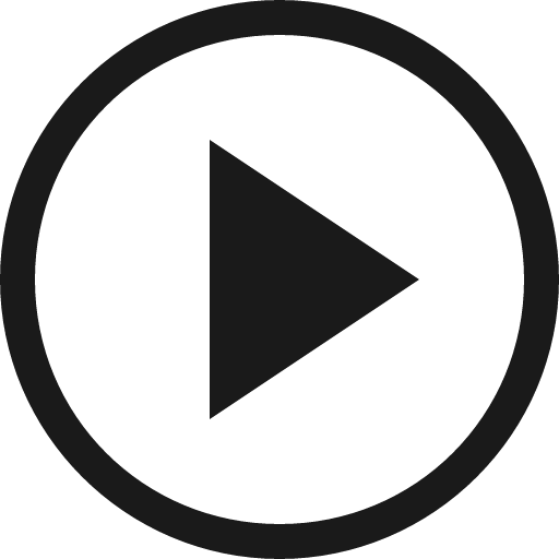 Play circle o icon, solid style, from Vaadin Icons