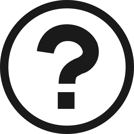 Question circle o icon, solid style, from Vaadin Icons